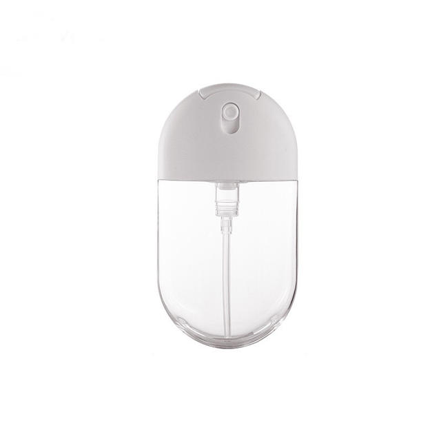 Purple Spray Pump PETG Bottle 30ml 50ml Clear Cosmetic Container for Perfume and Skincare Products