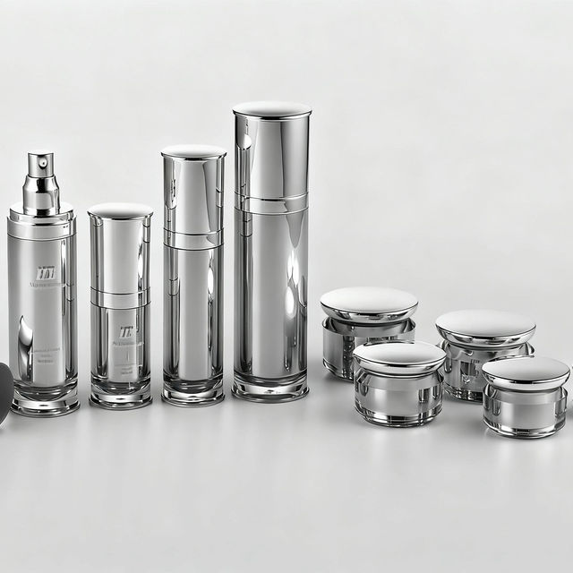 Acrylic Cosmetics Packaging Set 20g-50g Cream Jar 30ml-120ml Lotion Bottle Empty Acrylic Jars for Face Cream 40g-80ml Sizes